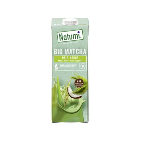 Natumi - Organic Matcha Rice Coconut - 