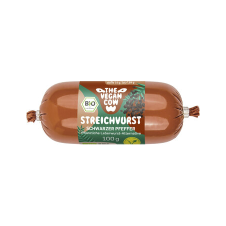 THE VEGAN COW - Spread Sausage Black Pepper 100g - 