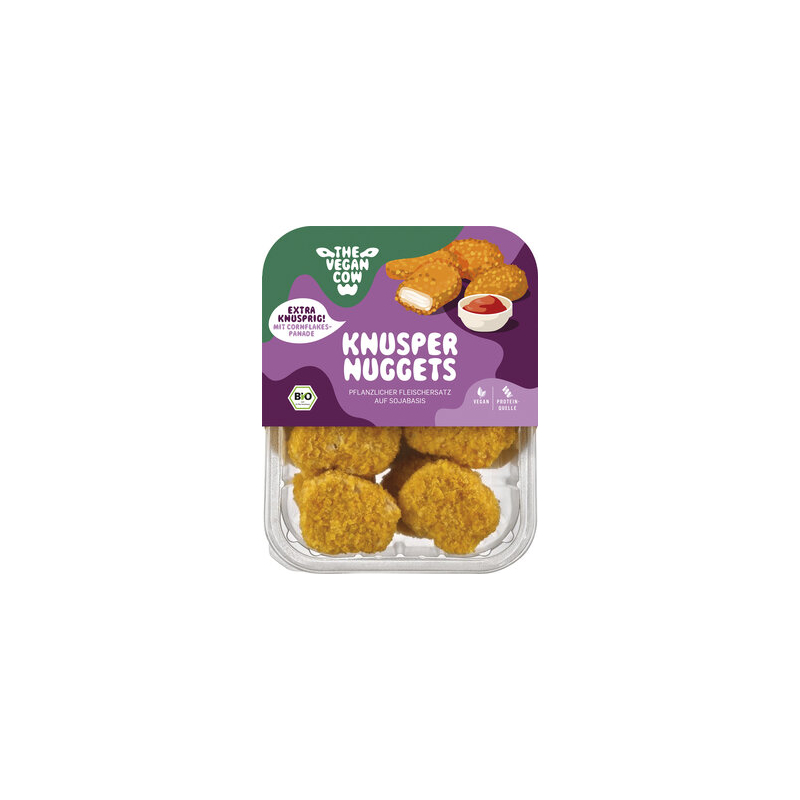 THE VEGAN COW - Nuggets croustillants bio végans - 