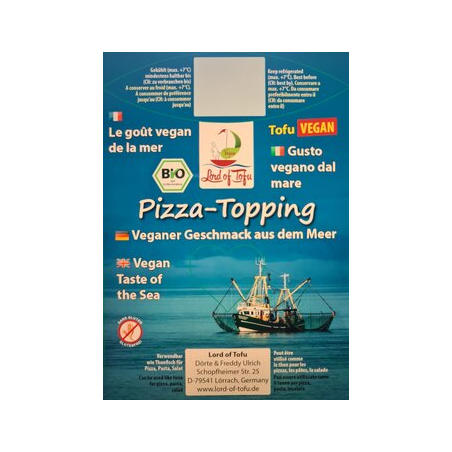 Lord of Tofu - Tofu Thuna Pizza Topping, usable like tuna - 