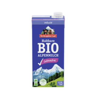 Berchtesgadener Land Bio - BGL Haltbare Bio-Alpenmilch L- 3,5% Fett - 