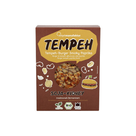 tempehmanufaktur - Tempeh-Burger Smoky Paprika - 