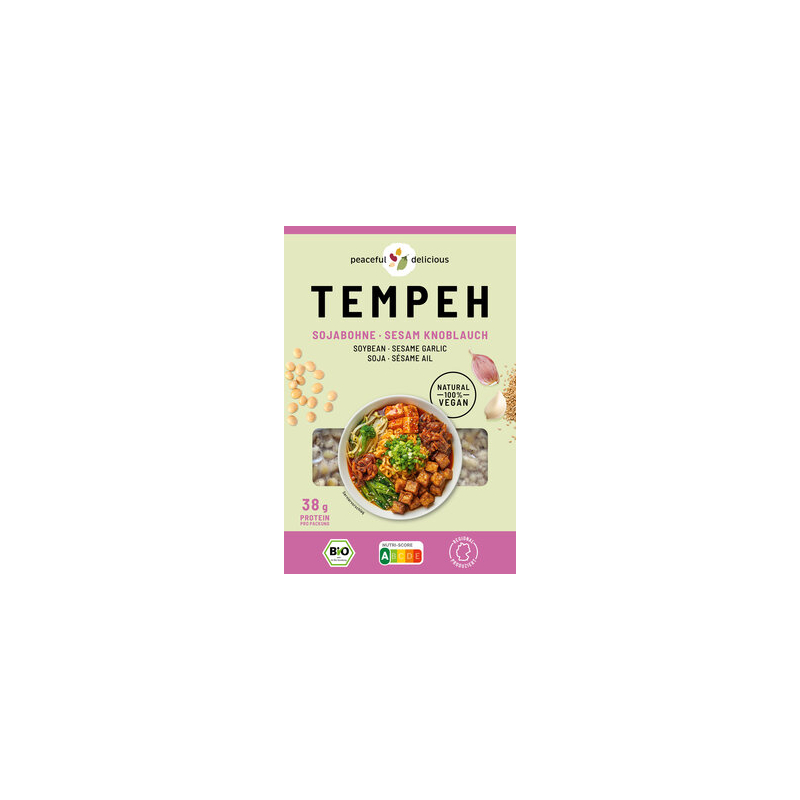 peaceful delicious Tempeh - Tempeh di soia con sesamo e aglio - 