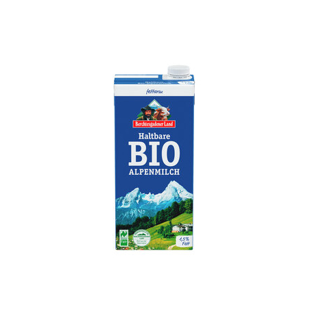 Berchtesgadener Land Bio - BGL Haltbare Bio-Alpenmilch 1,5% Fett - 