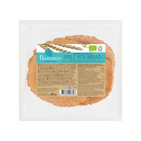 Florentin - Pane Pita farro, 4 pezzi - 
