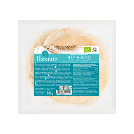 Florentin - Pain Pita blanc, 4 pièces - 