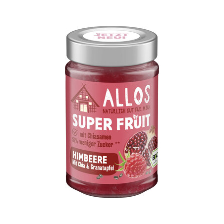 Allos - Super Fruit Framboise avec chia & grenade - 