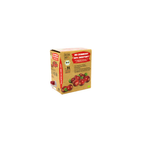 PassionBio - Jus de canneberge bio 100% pur jus - 