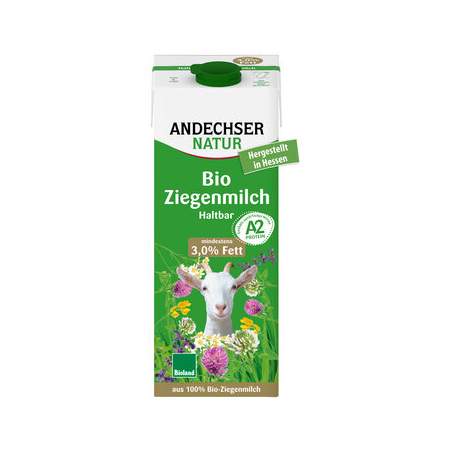 Andechser Natur - Organic Goat UHT Milk 3.0% - 