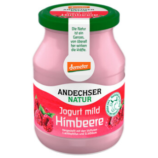 Andechser Natur - AN demeter Jogurt mild Himbeere 3,8% - 