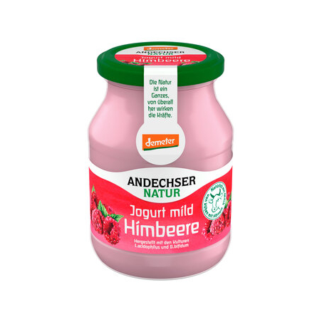 Andechser Natur - AN demeter Mild Yogurt Raspberry 3.8% - 