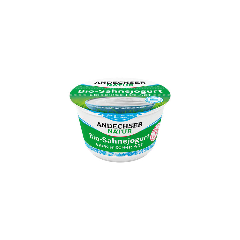 Andechser Natur - AN Bio-Sahnejogurt griechischer Art - 