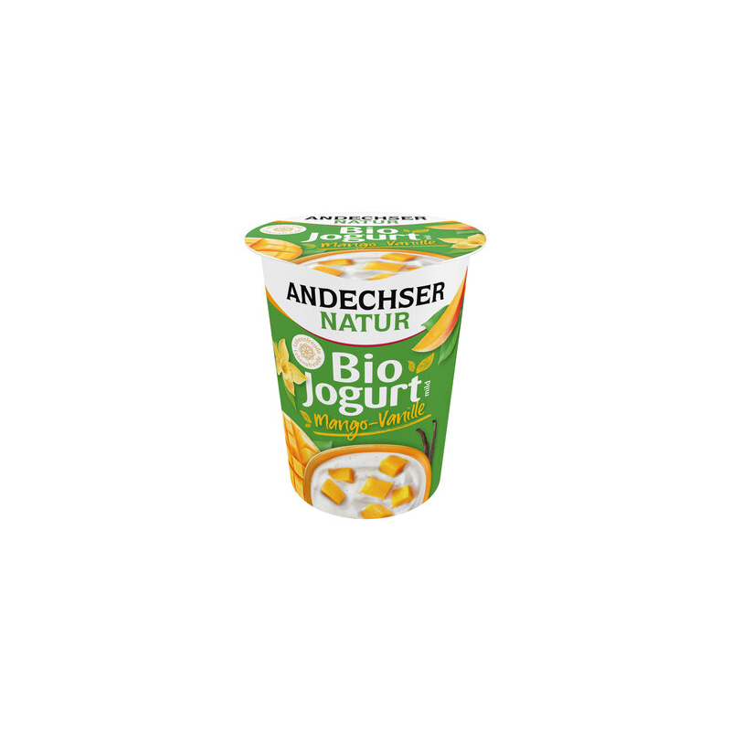 Andechser Natur - Bio Jogurt Mango-Vanille 3,8% - 