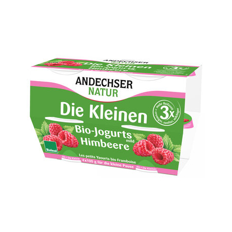 Andechser Natur - AN Organic Yogurt Raspberry Cluster - 