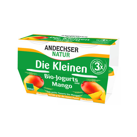 Andechser Natur - AN Bio-Jogurt Mango Cluster - 