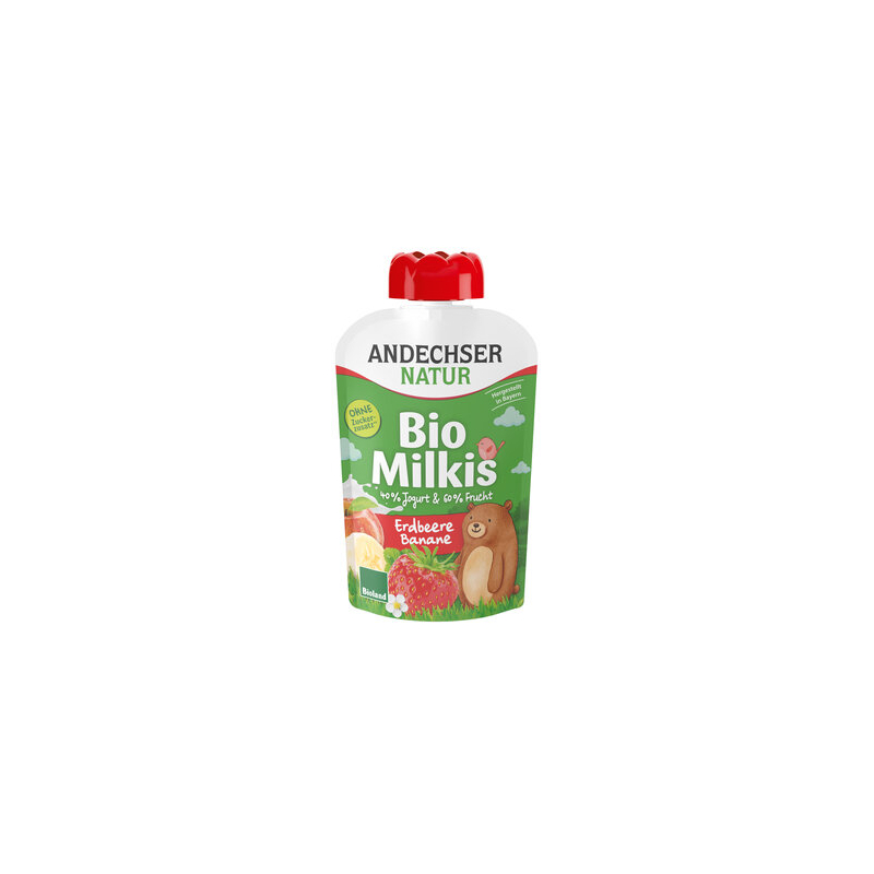 Andechser Natur - Bio Milkis Fraise-Banane - 