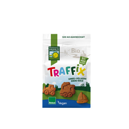Bohlsener Mühle - TraffiX Dinkel Vollkornkekse mit Kakao - 