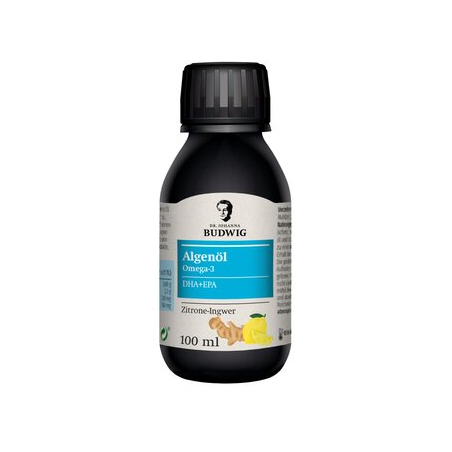 Dr. Johanna Budwig - Dr. Budwig Omega-3 Olio di alghe Limone-Zenzero - 