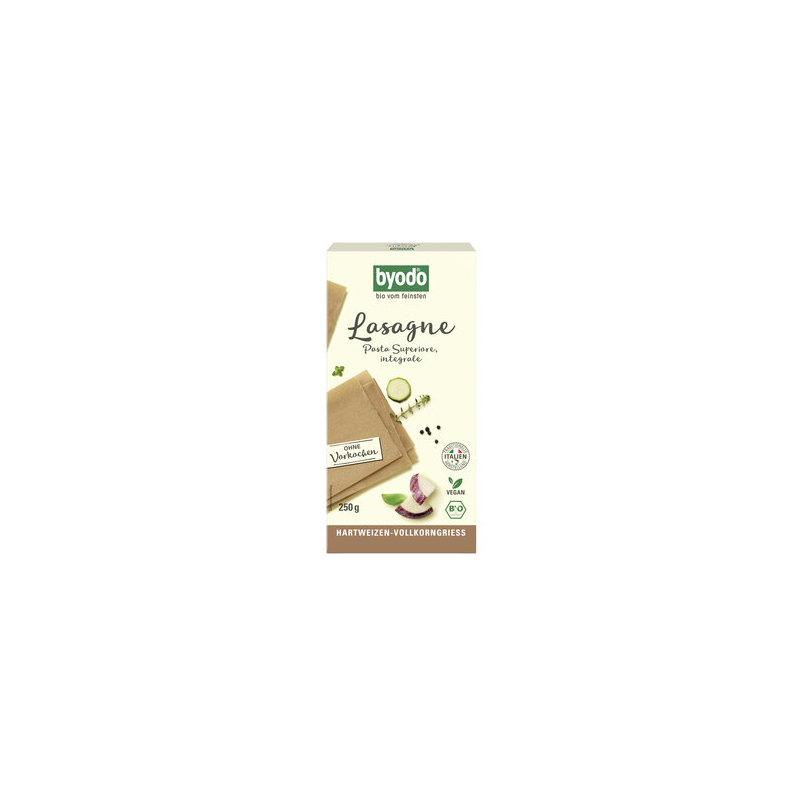 byodo - Lasagne integrali, 250 g - 