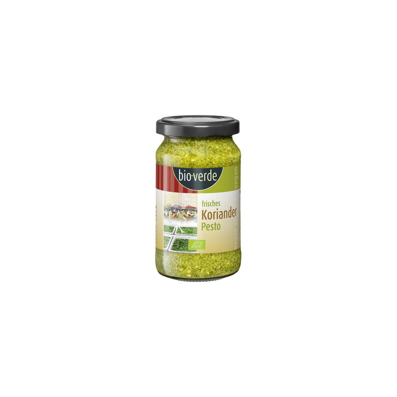 bio-verde - Pesto Koriander mit Ingwer vegan - 