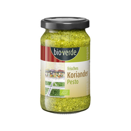bio-verde - Pesto Koriander mit Ingwer vegan - 