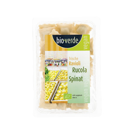 bio-verde - Ravioli freschi con rucola e spinaci - 