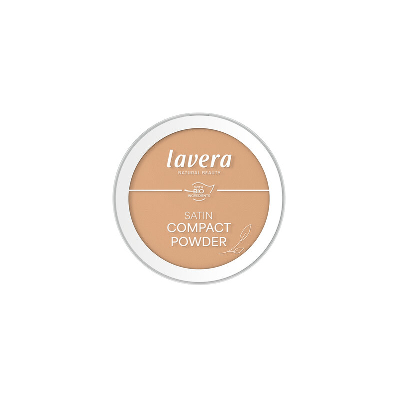 lavera - Satin Compact Powder -Medium Sand 04- - 