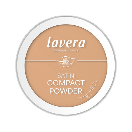 lavera - Satin Compact Powder -Medium Sand 04- - 