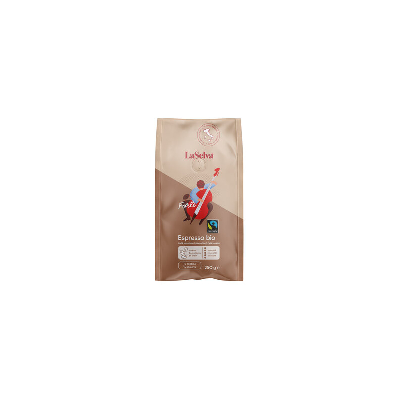 LaSelva - Espresso "Forte" - Café torréfié en grains - 