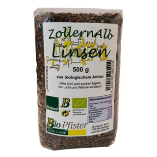 GESUND & Leben Reform Quality since 1995 - ZollernAlb Lentils, Organic - 