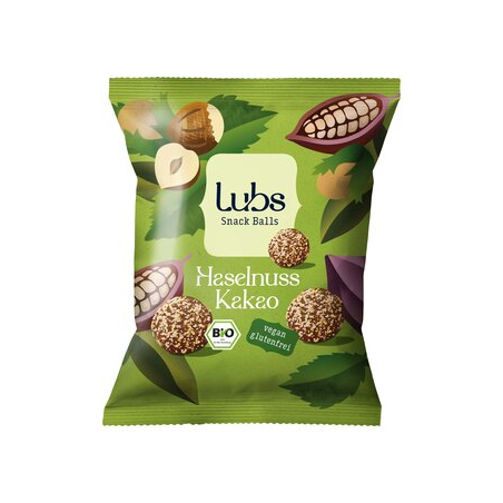 Lubs - Lubs Snack Balls Hazelnut Cocoa, organic - 