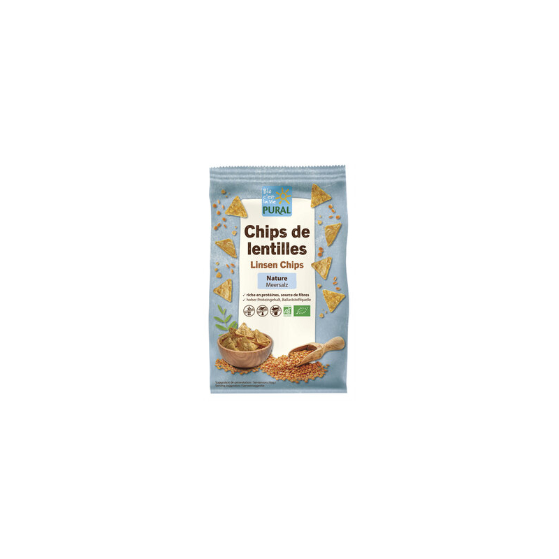 Pural - Lentil Chips Sea Salt - 