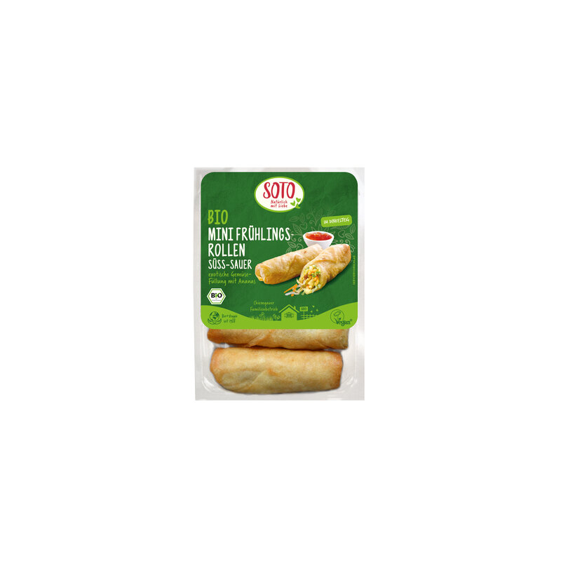 SOTO - Bio Mini rouleaux de printemps aigre-doux - 