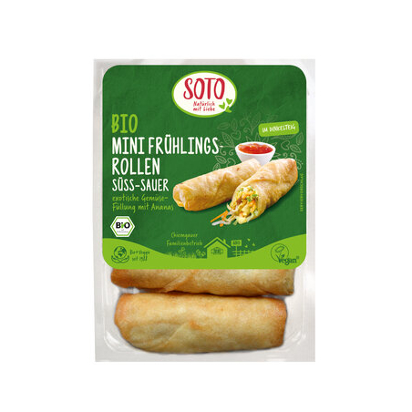 SOTO - Bio Mini rouleaux de printemps aigre-doux - 