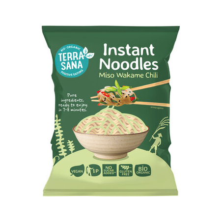 Terrasana - Nouilles instantanées au miso wakame chili - 