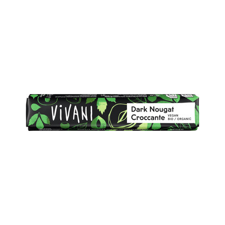 Vivani - Dark Nougat Croccante Bar - 