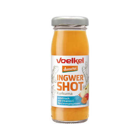 Voelkel - Ginger Shot Turmeric, requires refrigeration - 