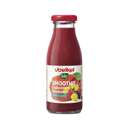 Voelkel - Smoothie Fragola Lampone, da conservare in frigo - 