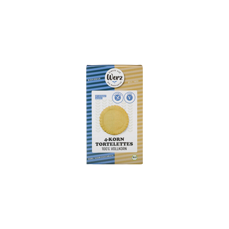 Naturkornmühle Werz - Tartelettes 4-Céréales, biscuit complet - 