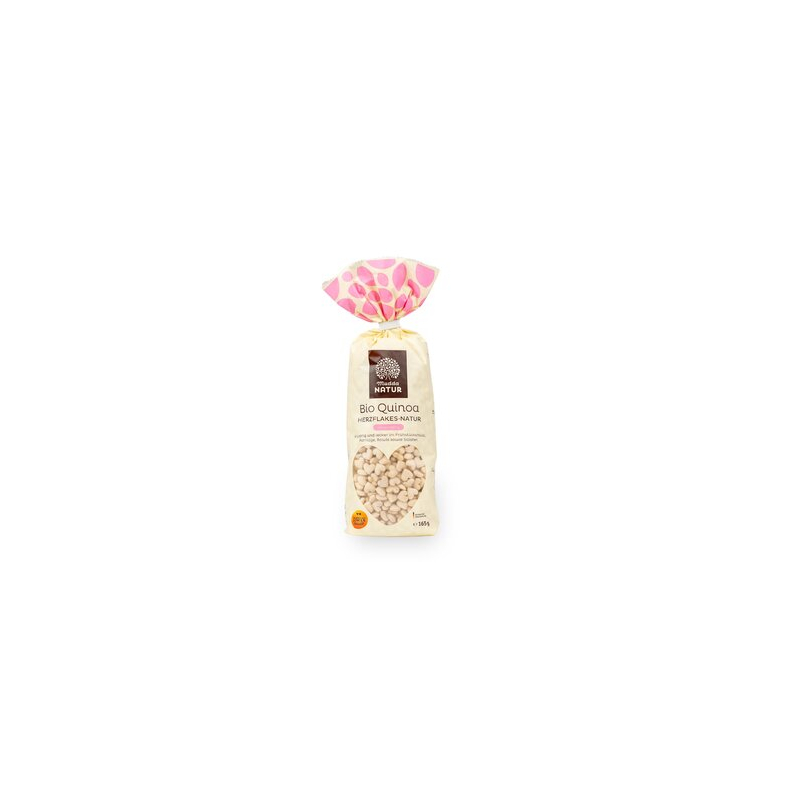 Mudda Natur - Bio Quinoa Herzflakes Natur, 165 g Beutel - 