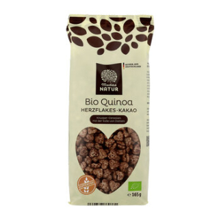 Mudda Natur - Bio quinoa cuoricini cacao, 165 g sacchetto - 