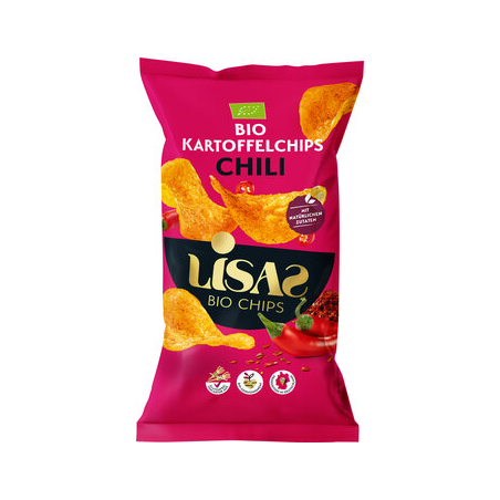 Lisas Bio Chips - Lisas Organic Potato Chips Chili - 