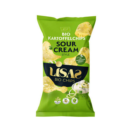 Lisas Bio Chips - Lisas Bio Kartoffelchips Sour Cream - 