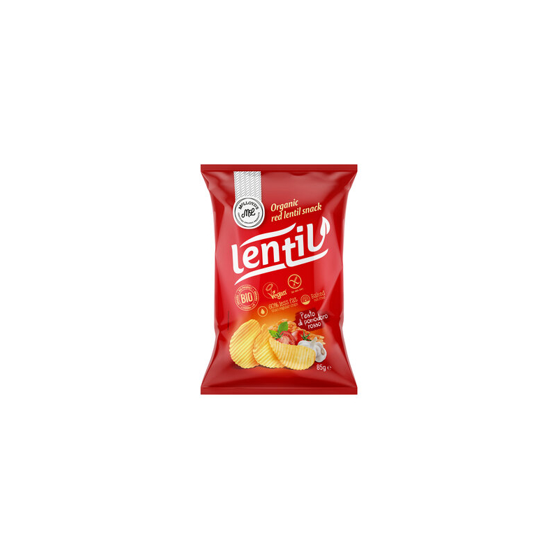 McLLOYD'S - McLloyd's Red Lentil - Bio rote Linsen Snack - 
