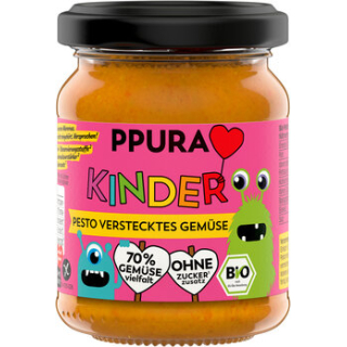 PPURA GmbH - BIO Pesto ENFANTS – Avec légumes cachés - 
