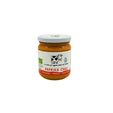 La vache qui regarde passer les trains - Aufstrich aus Sonnenblumenkerne Paprika und Chili - 