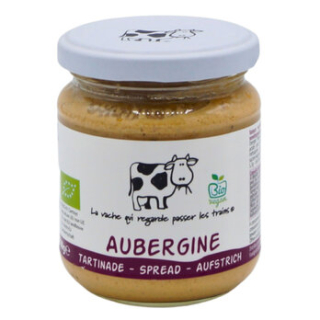 La vache qui regarde passer les trains - Spread made from Sunflower Seeds Aubergine - 
