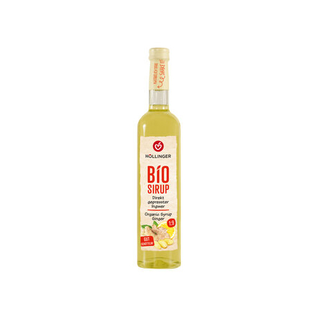 IMS Höllinger Gmbh - Sciroppo Bio di Zenzero 500ml bottiglia di vetro - 