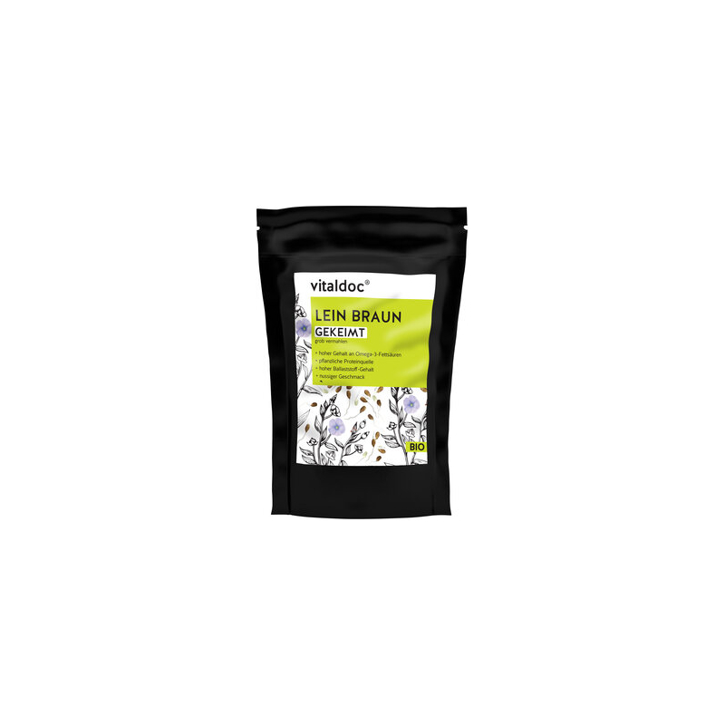 vitaldoc - vitaldoc® BIO Lein braun, gekeimt - 