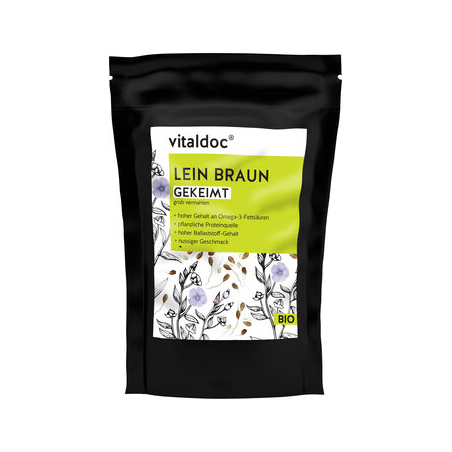 vitaldoc - vitaldoc® BIO Lein braun, gekeimt - 